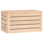 Boîte de rangement 59,5x36,5x33 cm Bois massif de pin – Image 3