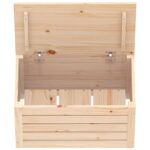 Boîte de rangement 59,5x36,5x33 cm Bois massif de pin – Image 6