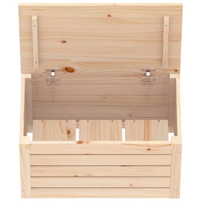 Boîte de rangement 59,5x36,5x33 cm Bois massif de pin – Image 6