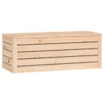 Boîte de rangement 89x36,5x33 cm Bois massif de pin – Image 3