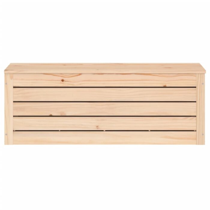 Boîte de rangement 89x36,5x33 cm Bois massif de pin – Image 4