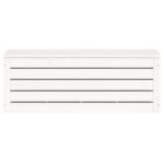 Boîte de rangement Blanc 89x36,5x33 cm Bois massif de pin – Image 4