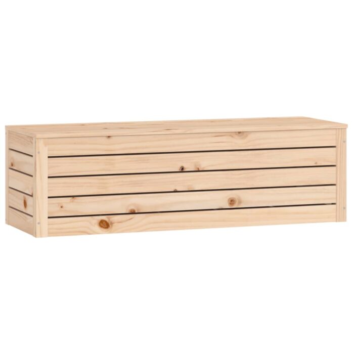 Boîte de rangement 109x36,5x33 cm Bois massif de pin – Image 3