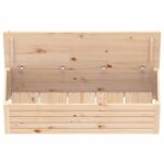 Boîte de rangement 109x36,5x33 cm Bois massif de pin – Image 6