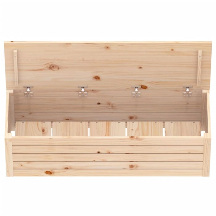 Boîte de rangement 109x36,5x33 cm Bois massif de pin – Image 6