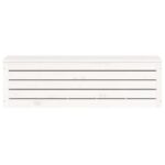 Boîte de rangement Blanc 109x36,5x33 cm Bois massif de pin – Image 4
