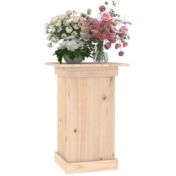 Support à fleurs 40x40x60 cm Bois de pin solide – Image 2