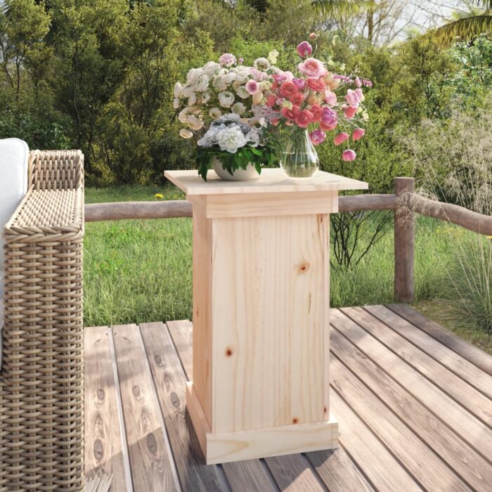 Support à fleurs 40x40x60 cm Bois de pin solide – Image 1