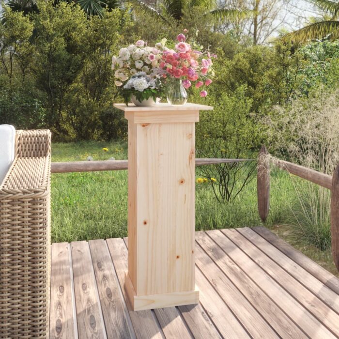 Support à fleurs 40x40x90 cm Bois de pin solide – Image 1