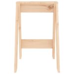 Tabourets lot de 2 40x40x60 cm bois massif de pin – Image 4