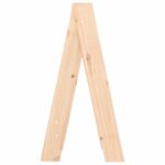 Tabourets lot de 2 40x40x75 cm bois massif de pin – Image 5