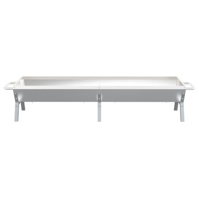 Plateau pour barbecue Argenté 158x42x31 cm Acier inoxydable – Image 2