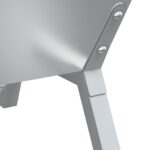 Plateau pour barbecue Argenté 158x42x31 cm Acier inoxydable – Image 4
