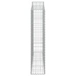 Panier de gabions arqué 200x30x140/160 cm Fer galvanisé – Image 2
