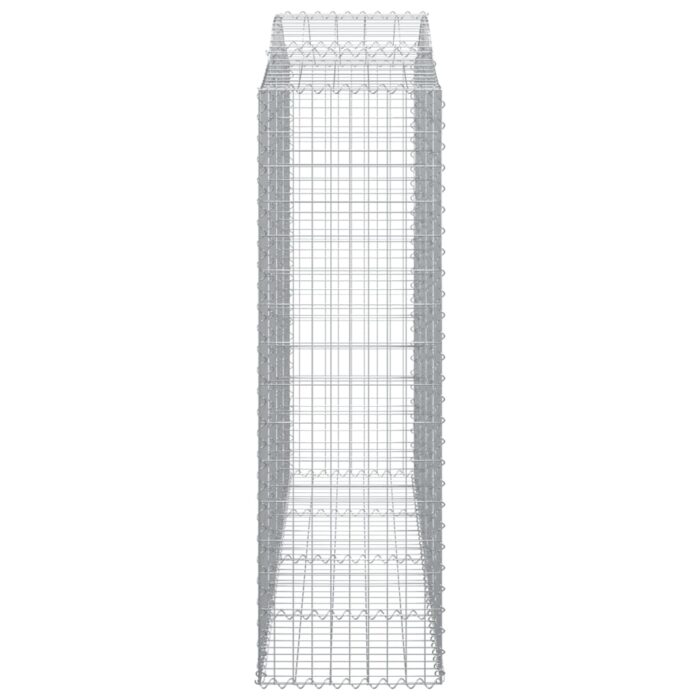 Panier de gabions arqué 200x50x160/180 cm Fer galvanisé – Image 2