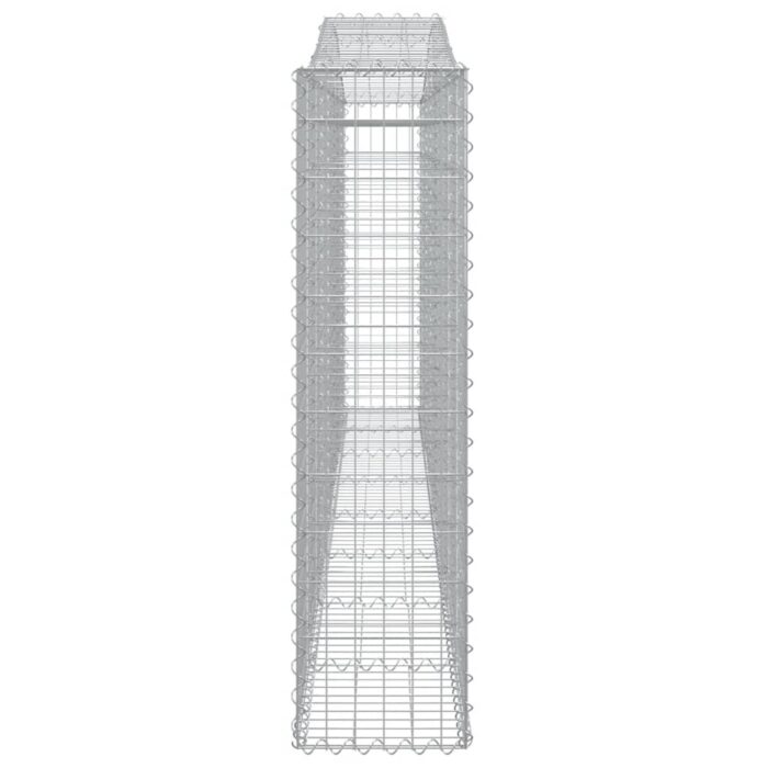 Panier de gabions arqué 400x30x120/140 cm Fer galvanisé – Image 2