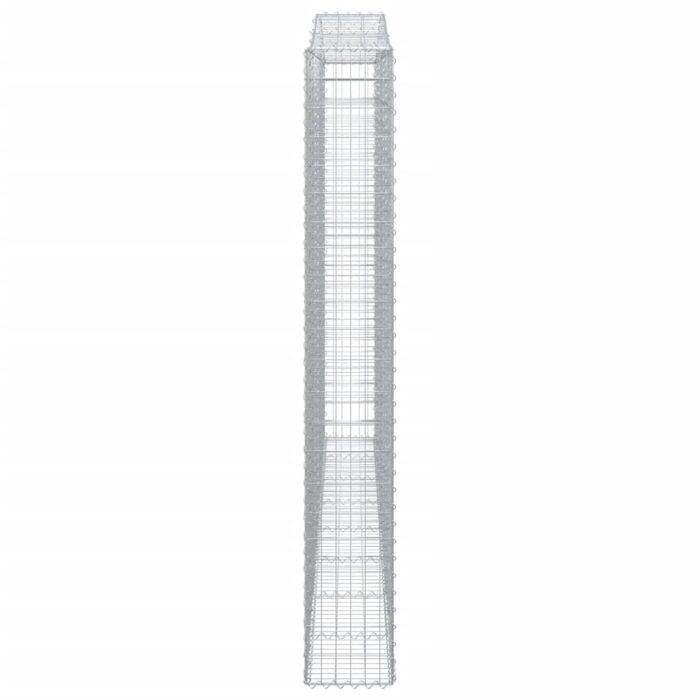 Panier de gabions arqué 400x30x220/240 cm Fer galvanisé – Image 2