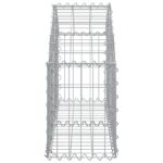 Panier de gabions arqué 100x30x40/60 cm Fer galvanisé – Image 2