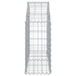Panier de gabions arqué 100x30x60/80 cm Fer galvanisé – Image 2