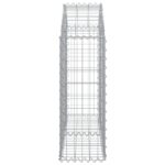 Panier de gabions arqué 100x30x80/100 cm Fer galvanisé – Image 2