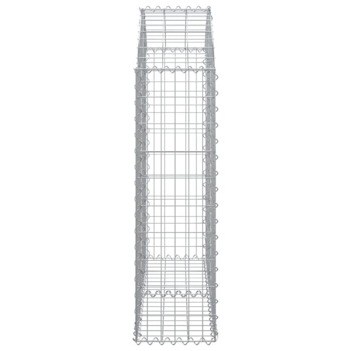 Panier de gabions arqué 100x30x100/120 cm Fer galvanisé – Image 2