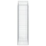 Panier de gabions arqué 100x50x180/200 cm Fer galvanisé – Image 2