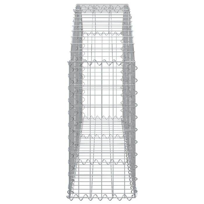 Panier de gabions arqué 150x30x60/80 cm Fer galvanisé – Image 2