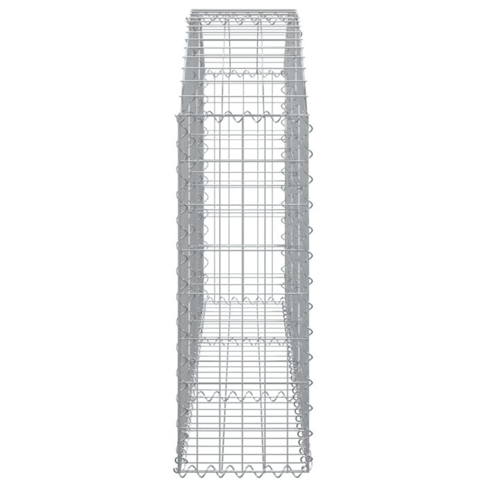 Panier de gabions arqué 150x30x80/100 cm Fer galvanisé – Image 2