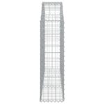 Panier de gabions arqué 150x30x100/120 cm Fer galvanisé – Image 2