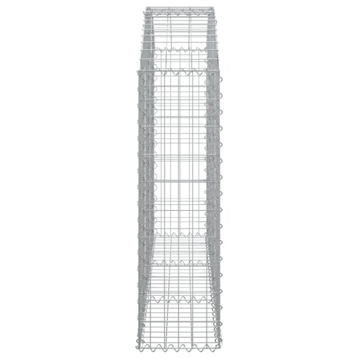 Panier de gabions arqué 150x30x100/120 cm Fer galvanisé – Image 2