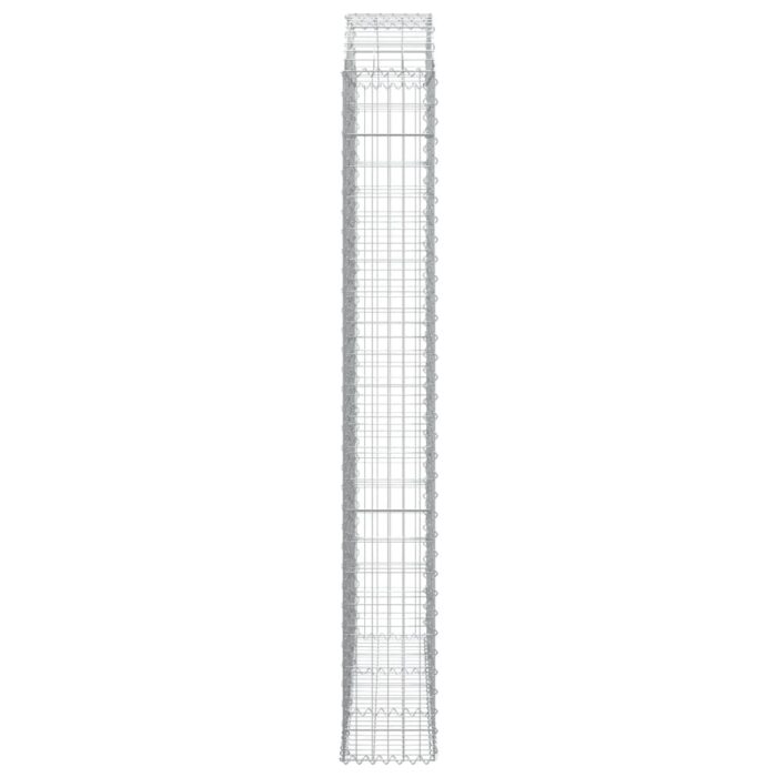 Panier de gabions arqué 150x30x220/240 cm Fer galvanisé – Image 2