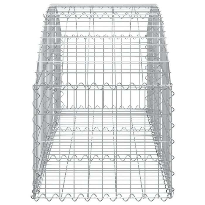Panier de gabions arqué 150x50x40/60 cm Fer galvanisé – Image 2