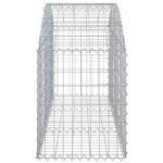 Panier de gabions arqué 150x50x60/80 cm Fer galvanisé – Image 2