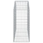 Panier de gabions arqué 150x50x100/120 cm Fer galvanisé – Image 2