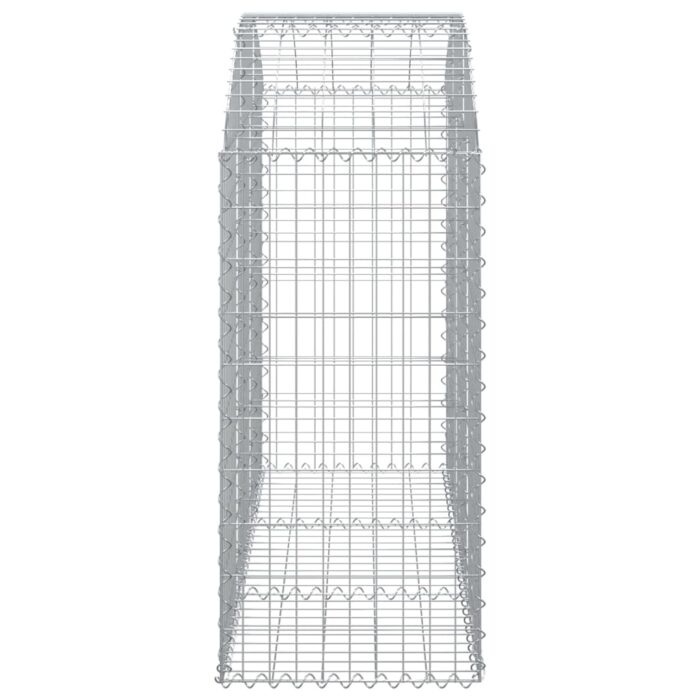 Panier de gabions arqué 150x50x100/120 cm Fer galvanisé – Image 2