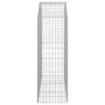 Panier de gabions arqué 150x50x140/160 cm Fer galvanisé – Image 2