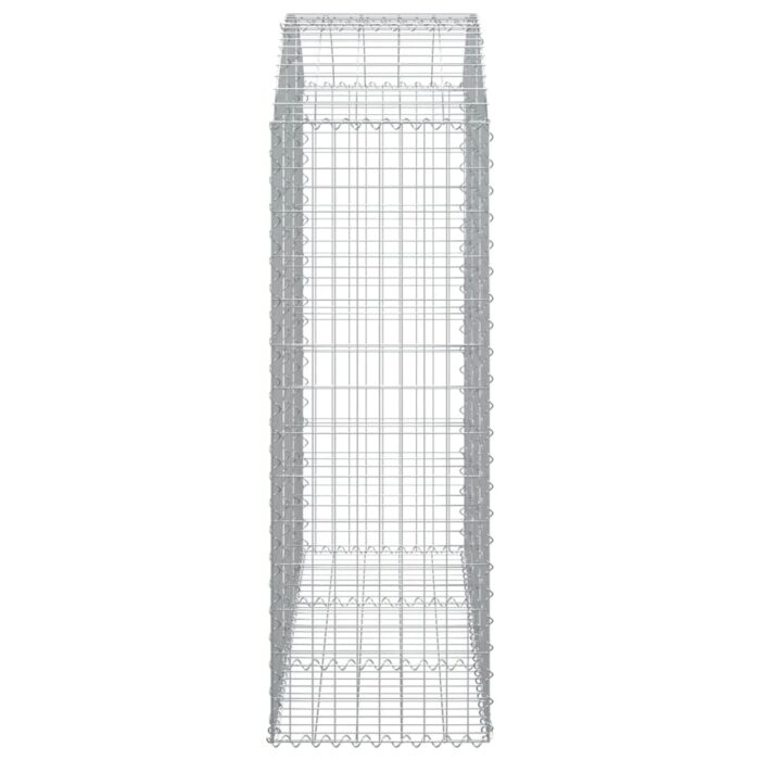 Panier de gabions arqué 150x50x140/160 cm Fer galvanisé – Image 2