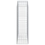 Panier de gabions arqué 150x50x160/180 cm Fer galvanisé – Image 2