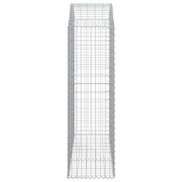 Panier de gabions arqué 150x50x160/180 cm Fer galvanisé – Image 2