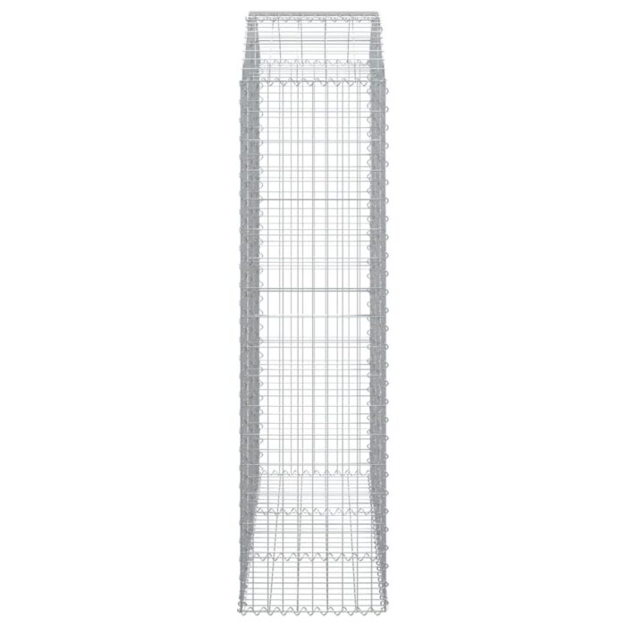 Panier de gabions arqué 150x50x180/200 cm Fer galvanisé – Image 2