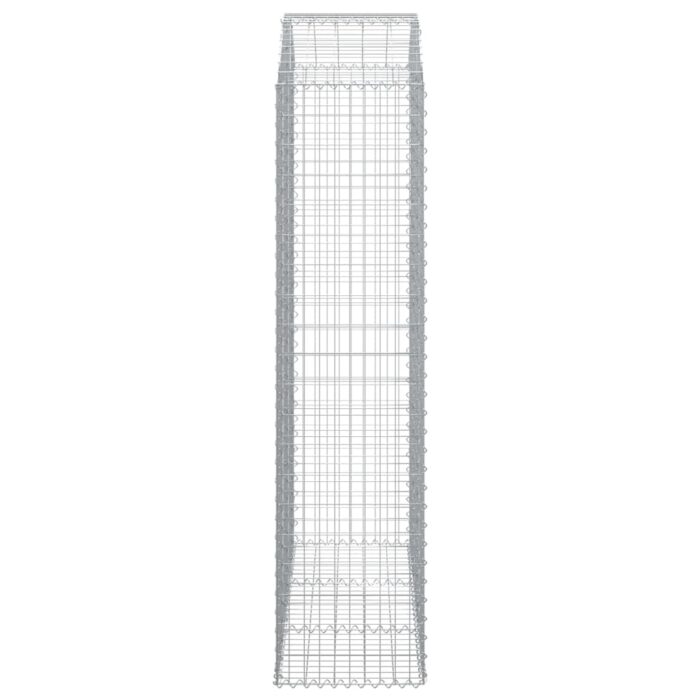 Panier de gabions arqué 150x50x200/220 cm Fer galvanisé – Image 2
