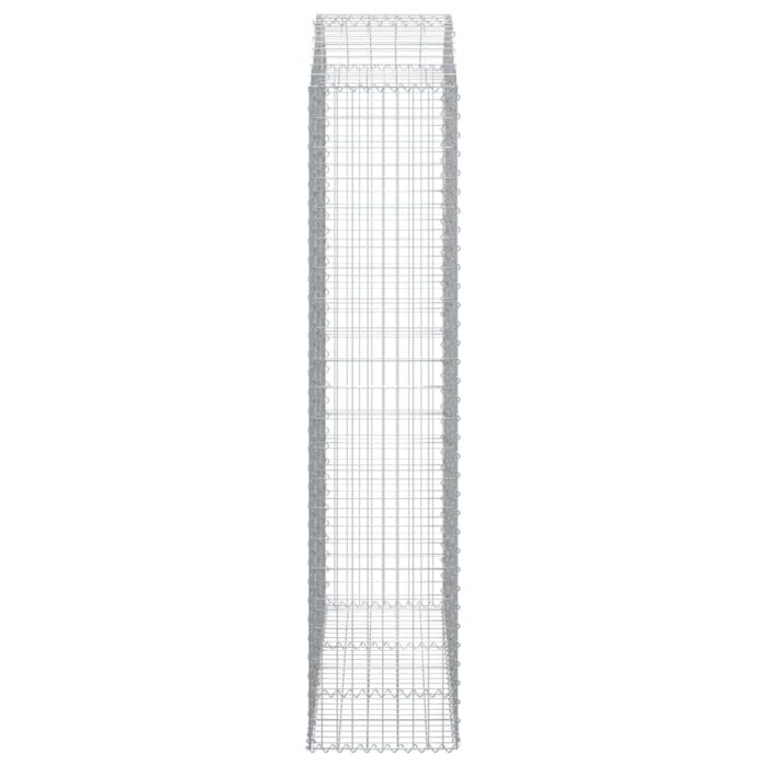 Panier de gabions arqué 150x50x220/240 cm Fer galvanisé – Image 2