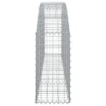 Panier de gabions arqué 200x30x60/80 cm Fer galvanisé – Image 2