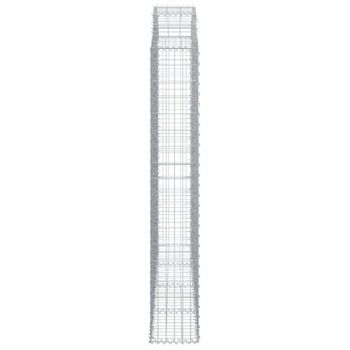 Panier de gabions arqué 200x30x180/200 cm Fer galvanisé – Image 2