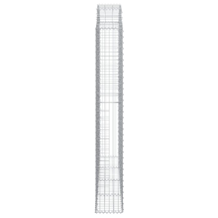 Panier de gabions arqué 200x30x200/220 cm Fer galvanisé – Image 2