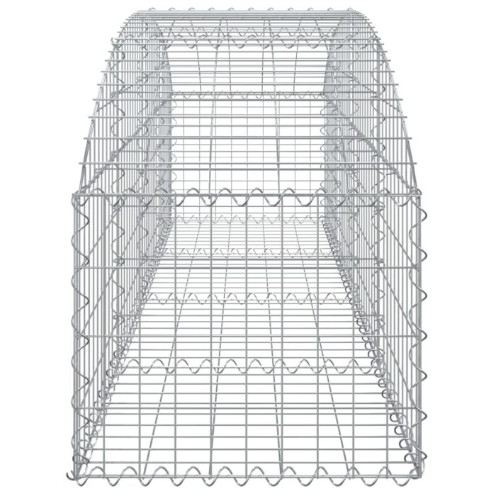 Panier de gabions arqué 200x50x40/60 cm Fer galvanisé – Image 2