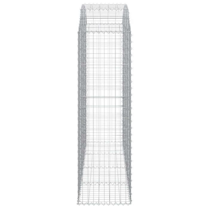 Panier de gabions arqué 200x50x160/180 cm Fer galvanisé – Image 2