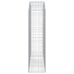 Panier de gabions arqué 200x50x180/200 cm Fer galvanisé – Image 2