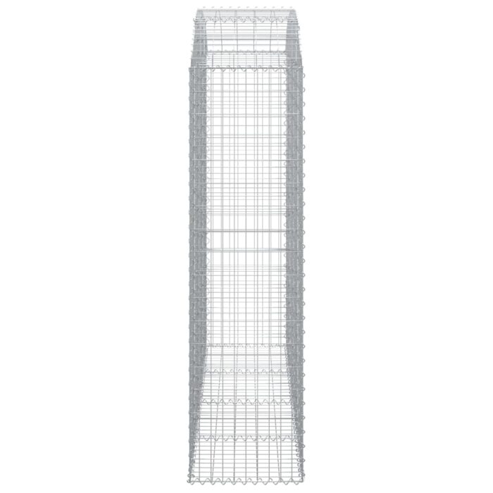 Panier de gabions arqué 200x50x180/200 cm Fer galvanisé – Image 2