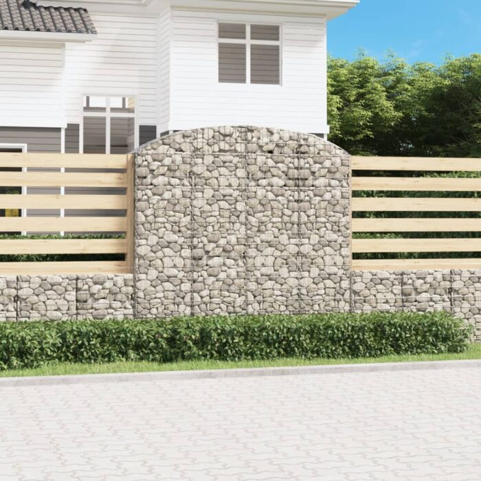Panier de gabions arqué 200x50x180/200 cm Fer galvanisé – Image 1